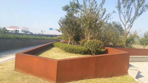 金水耐候钢挡土墙